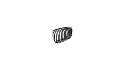 Grila radiator Bmw Seria 3 (E90/E91), 08.2008-06.2012, dreapta, crom/negru, 51137201970, 204205-4