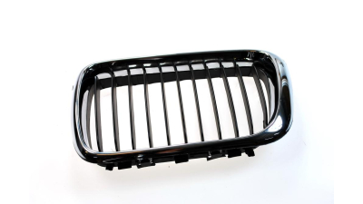 Grila radiator Bmw Seria 3 E36, 1996-03.2000, partea stanga, crom/negru, 51138195151, 200705-3