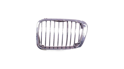 Grila radiator Bmw Seria 3 (E46), Sedan/Combi, 06.1998-09.2001, dreapta, crom/crom/negru, 51138208490, 20080512