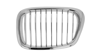 Grila radiator Bmw Seria 5 E39 model M5, 2000-06.2004, stanga, crom/crom/negru, 51132497261, 201605-3
