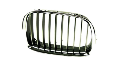 Grila radiator Bmw Seria 5 (E39), 01.1996-1999 dreapta, crom/crom/negru, 51138159316, 201616-1