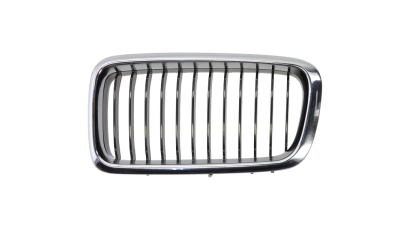 Grila radiator Bmw Seria 7 (E38), 1999-12.2001, stanga, crom/negru, 51138231593, 202205-5