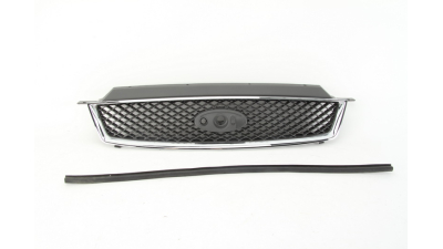 Grila radiator Ford Focus C-Max, 10.2003-06.2007 Model GHIA, cu rama cromata, 1323865, 323505-1