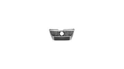 Grila radiator VW Passat, Sedan+Combi (B6 (3C)), 01.2005-07.2010, negru, cu gauri pentru senzori de parcare, 3C0853651AKPWF, 955505-2, cu ornament cromat, cu diametru emblema de 150 mm, Model HIGHLINE