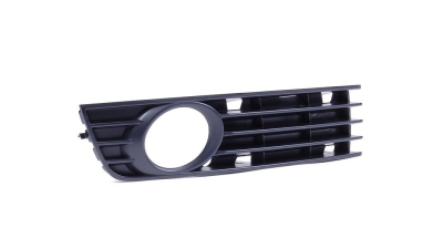 Grila bara Audi A4 (B6) 11.2000-11.2004, Fata, Dreapta, Cu gaura pentru proiector, partial inchisa, 8E0807682A01C