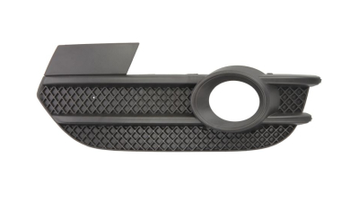 Grila bara fata Audi Q3 (8U), 06.2011-02.2015, partea Stanga, 8U0807379B, 13X127-1 cu locas pentru proiectoare, fara ornament 13X12711