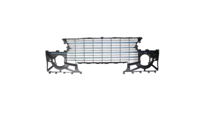 Grila bara fata Peugeot 307 (3_) 09.2005-09.2007, centrala cu elemente cromate, 7414NS, 7452HE