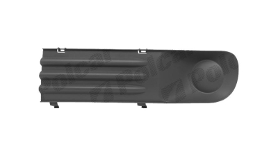 Grila bara fata VW Transporter (T5), 04.2003-10.2009, Dreapta, 7H0807490C, 956827-2, gri, fara locas pentru proiectoare, pentru model Transporter T5