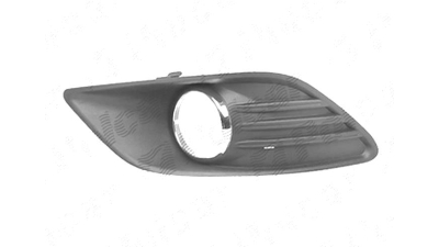 Grila bara Ford Focus 2 (Da_) 01.2008-12.2010, Fata partea Stanga, Cu gaura pentru proiector, cu inel cromat, 1528561