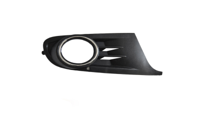 Grila bara fata Vw Golf 6 5K1 10.2008-2013, partea Dreapta capac 5K0853666 cu gaura pentru proiector , cu inel cromat