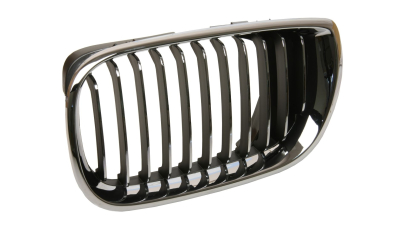 Grila radiator BMW Seria 3 E46 1998-2001 Partea stanga cu element cromat 51137042961