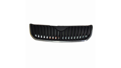 Grila radiator Skoda Superb (3T), 06.2008-06.2013, 3T0853668A, 692605, negru , cu ornament cromat