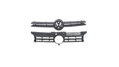 Grila radiator Volkswagen Golf 4 (1J), 08.1997-09.2006, grunduit, complecta, 1J0853651