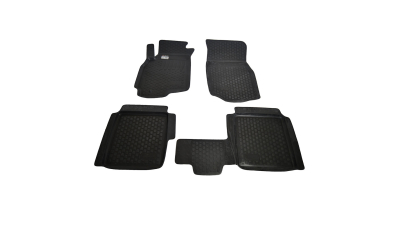 Set covorase auto din cauciuc Mitsubishi Lancer 2003-2007 , presuri tip Tavita BestAutoVest, 4 buc.