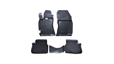 Set covorase auto din cauciuc Subaru Forester 3 2008-, presuri tip Tavita BestAutoVest, 4 buc.