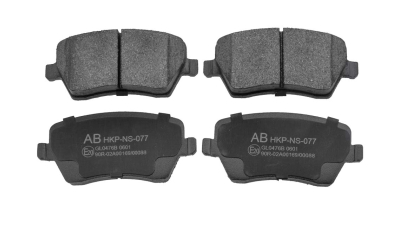 Set placute frana fata Nissan Micra K12 2003-, Note 2006-, Renault Modus 2004- Dacia Dokker, Logan, Lodgy,  HKP-NS-077