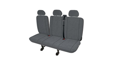 Husa bancheta microbuz 3 locuri cu spatar rabatabil pentru Jumper Jumpy Fiat Ducato Scudo Ford Transit Iveco daily Sprinter Vito Nissan Opel Movano Vivaro Peugeot Boxer Expert Renault Master Trafic VW Caravelle LT Transporter