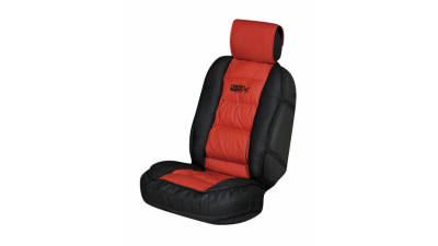 Husa scaun auto Race Sport Rosu cu suport lombar pentru scaunele din fata , 1 buc.