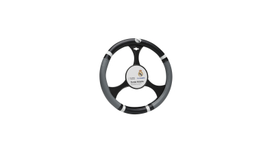 Husa volan negru-gri Real Madrid 37-39cmm PVC