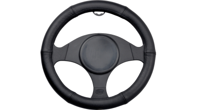 Husa volan piele neagra 44-46cm