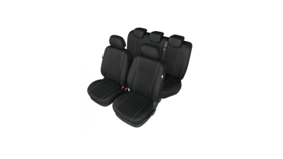 Set huse scaun model Hermes Black pentru Citroen Xsara, set huse auto Fata + Spate