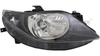 Far Seat Ibiza (6J) 04.2008-04.2012 TYC partea Dreapta, tip bec H4 fara motoras, culoare negru