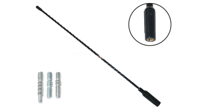 Tija antena auto Automax 41 cm cu 4 adaptori