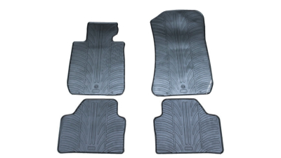Set covorase auto din cauciuc BMW X1 (E84) 2009-05.2015, Negru, Gledring, 4 buc.