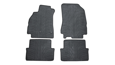 Set covorase auto din cauciuc Renault Megane 3 Coupe 2008-01.2016, Negru, Gledring, 4 buc.