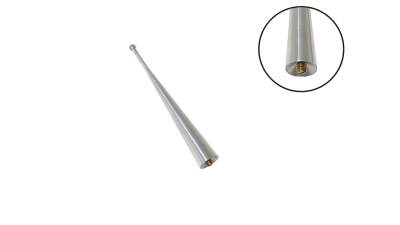Tija antena auto Automax 10cm cromat, filet de 5 mm