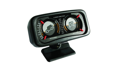 Inclinometru auto Carpoint pentru bord, indica panta si inclinarea, fixare cu banda adeziva