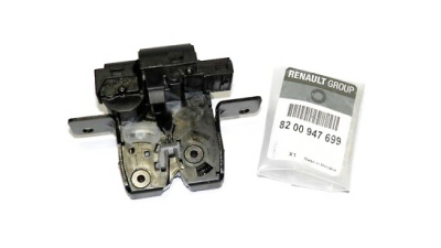 Incuietoare Usa capota spate, Portbagaj RENAULT CLIO III 2005-2014, Megane 2002-10.2008, Scenic 2003-05.2009 cu 4 pini, 8200947699,  piesa originala OE