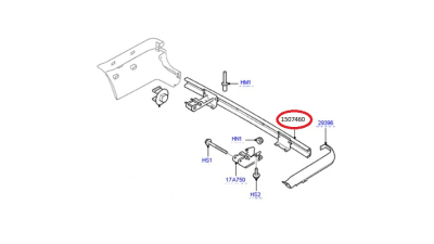 Intaritura Bara Spate Ford 1507460