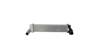 Intercooler Land Rover Freelander, 03.2001-10.2006, motor 2.0 Td4 80kw, Freelander (CB40), 11.2000-10.2006, 2.0 Td4 82kw, diesel, cu/fara AC, aluminiu brazat/plastic, 594x132x50 mm, rezervor stanga din aluminiu, 