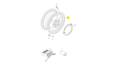 Janta Tabla Vw 6Q0601027AF03C