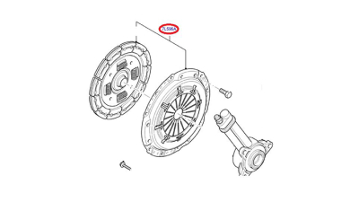 Kit Ambreiaj Ford 1570610