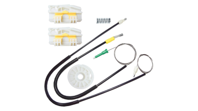 Kit macara geam Vw Sharan (7M), 04.2000-04.2010, Seat Alhambra (7V8/7V9) 04.1996.06.2010, Ford Galaxy (WGR) 05.1995-04.2006 usa fata partea DREAPTA, cablu, role, suporti