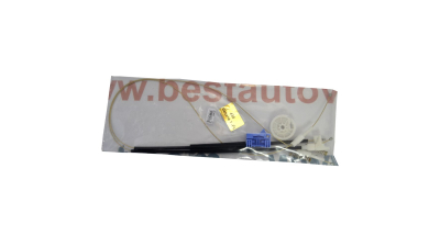 Kit reparatie macara geam fata Renault Megane 1 4/5 Usi 1995-1999 Renault Scenic 09.1999-06.2003 electrica fata partea stanga (cablu role si suport geam)