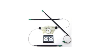 Kit reparatie macara geam fata Seat Leon 1M, Toledo 1999-2005, usa fata partea Dreapta (cablu role si suport geam)
