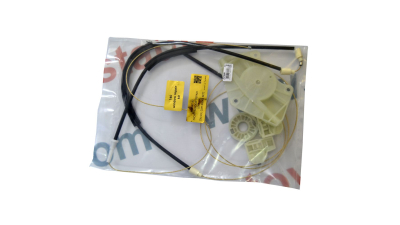 Kit reparatie macara geam fata Vw Passat B5/3B 1997-2005 electrica fata stanga (cablu role si suport geam)