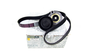 Kit transmisie Renault Clio 2 1.4 16 V /1.5 < 2005 , Megane 2, Scenic 2 , Thalia 1 1.5dci , original 7701476475 , contine curea 5PK1200 si rola intinzator