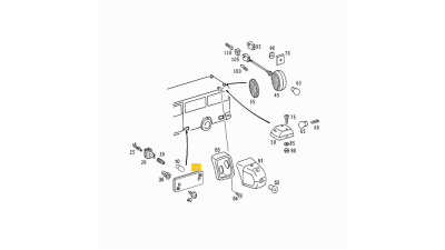Lampa Gabarit Laterala Mercedes Sprinter 1995 - 2006, Lampa Pozitie Originala