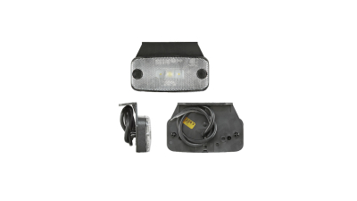 Lampa gabarit Universal, 12/24V,110x53mm,alb, omologare ECE, cu LED,, Stanga , Dreapta