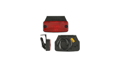 Lampa gabarit Universal, 12/24V,110x53mm,rosu, omologare ECE, cu LED,, Stanga , Dreapta