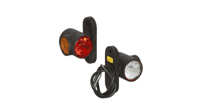 Lampa gabarit Universal, 12/24V, 64x100mm, rosu-alb-galben, omologare ECE,cu LED,, Stanga , Dreapta