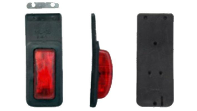 Lampa gabarit Universal, 12/24V, 50x130x40mm, rosu,omologare ECE,, Stanga , Dreapta