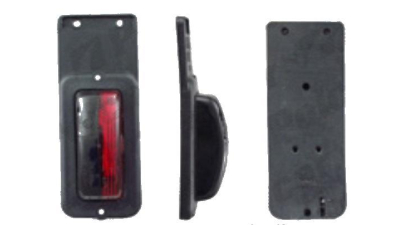 Lampa gabarit Universal, 12/24V,55x135x35mm, rosu-negru, omologare ECE, suport curea din cauciuc,, Stanga , Dreapta