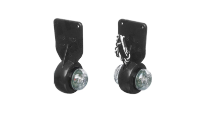 Lampa gabarit Universal, 24V, 44mm,alb-rosu,omologare ECE, cu LED,, Stanga , Dreapta