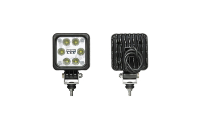 Lampa lucru Universal, 12/24V 100x100x76mm, tip bec LED, 2000 lm,lentile cu model optic,, 