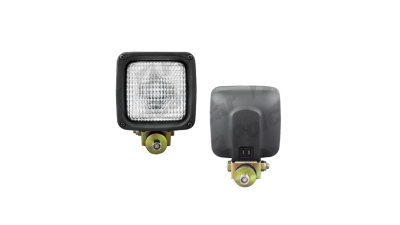 Lampa lucru Universal, 12/24V 100x100x91mm , tip bec H3 , patrat,, 